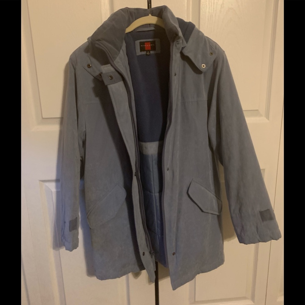 Gallery Womens Winter Coat, Size Small, Light Blue Color, Excellent Condition
